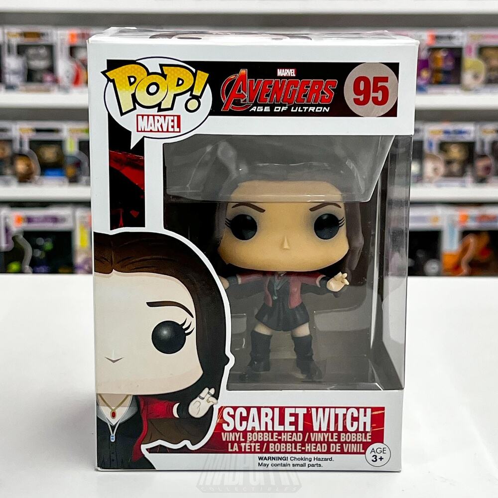 Funko Pop Marvel Avengers Age of Ultron Scarlet Witch 95 Vinyl Bobblehead Toy